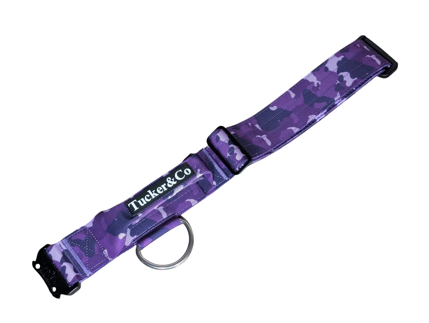 Tucker&Co Camo Purple Tactical Dog Collar.