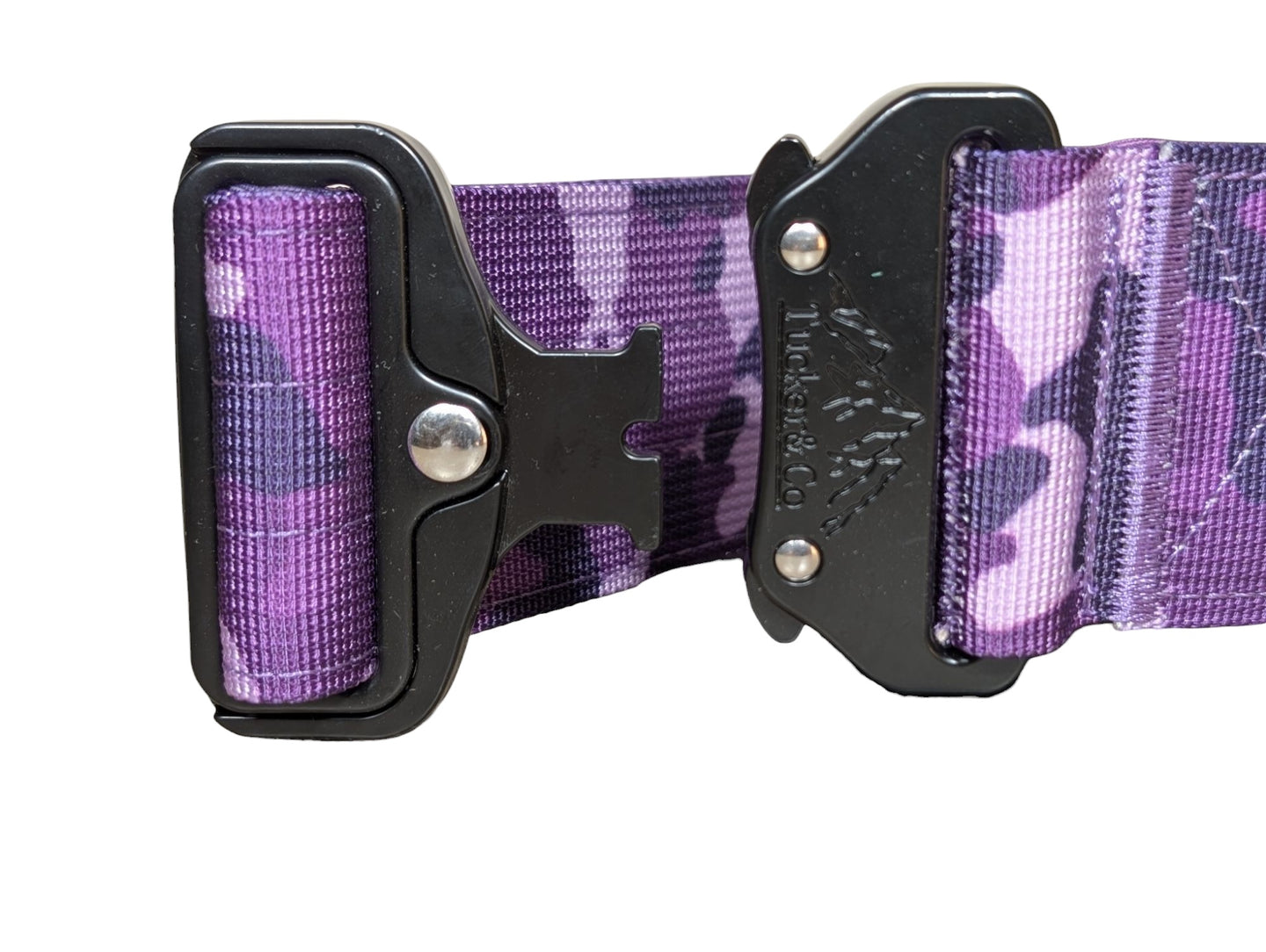 Tucker&Co Camo Purple Tactical Dog Collar.
