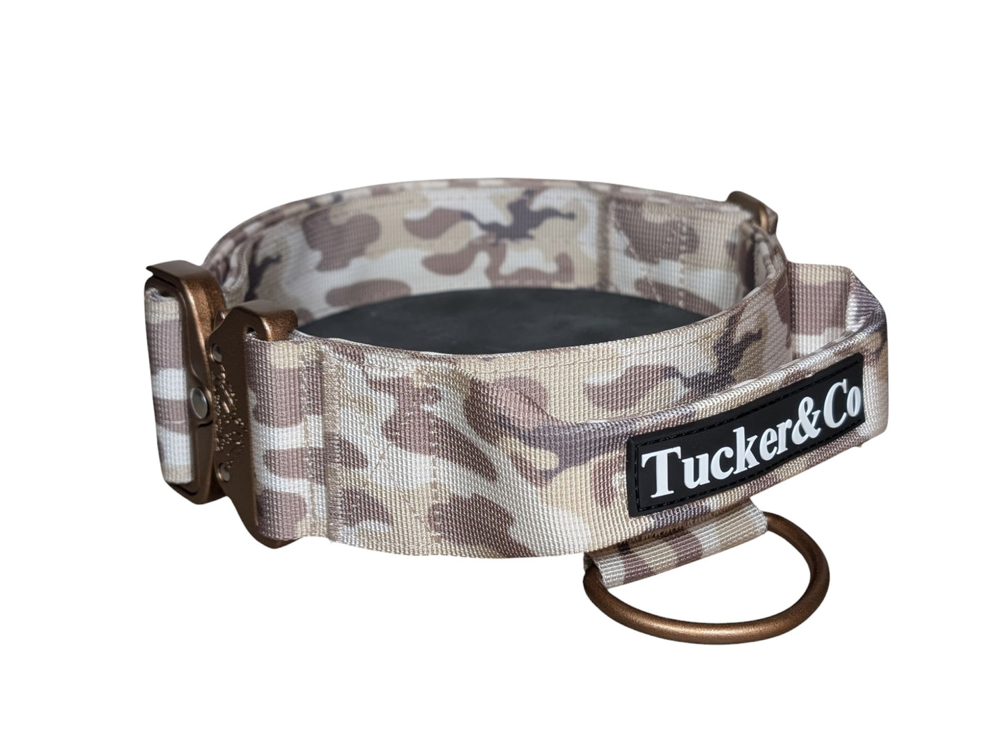 Tucker&Co Camo Desert Tactical Dog Collar.