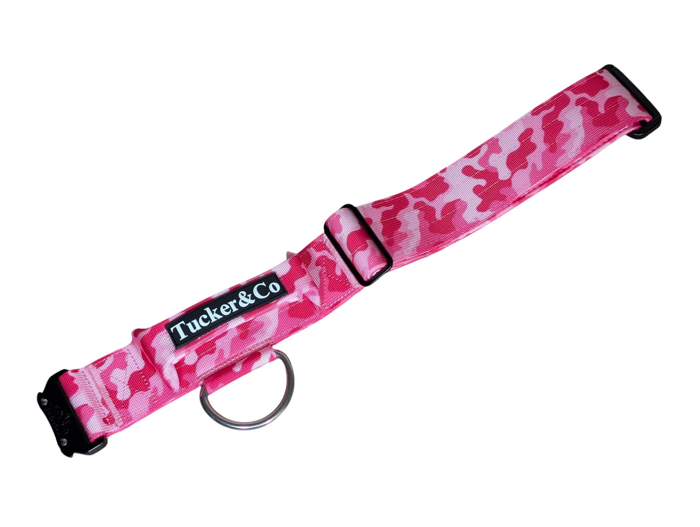 Tucker&Co Camo Pink Tactical Dog Collar.