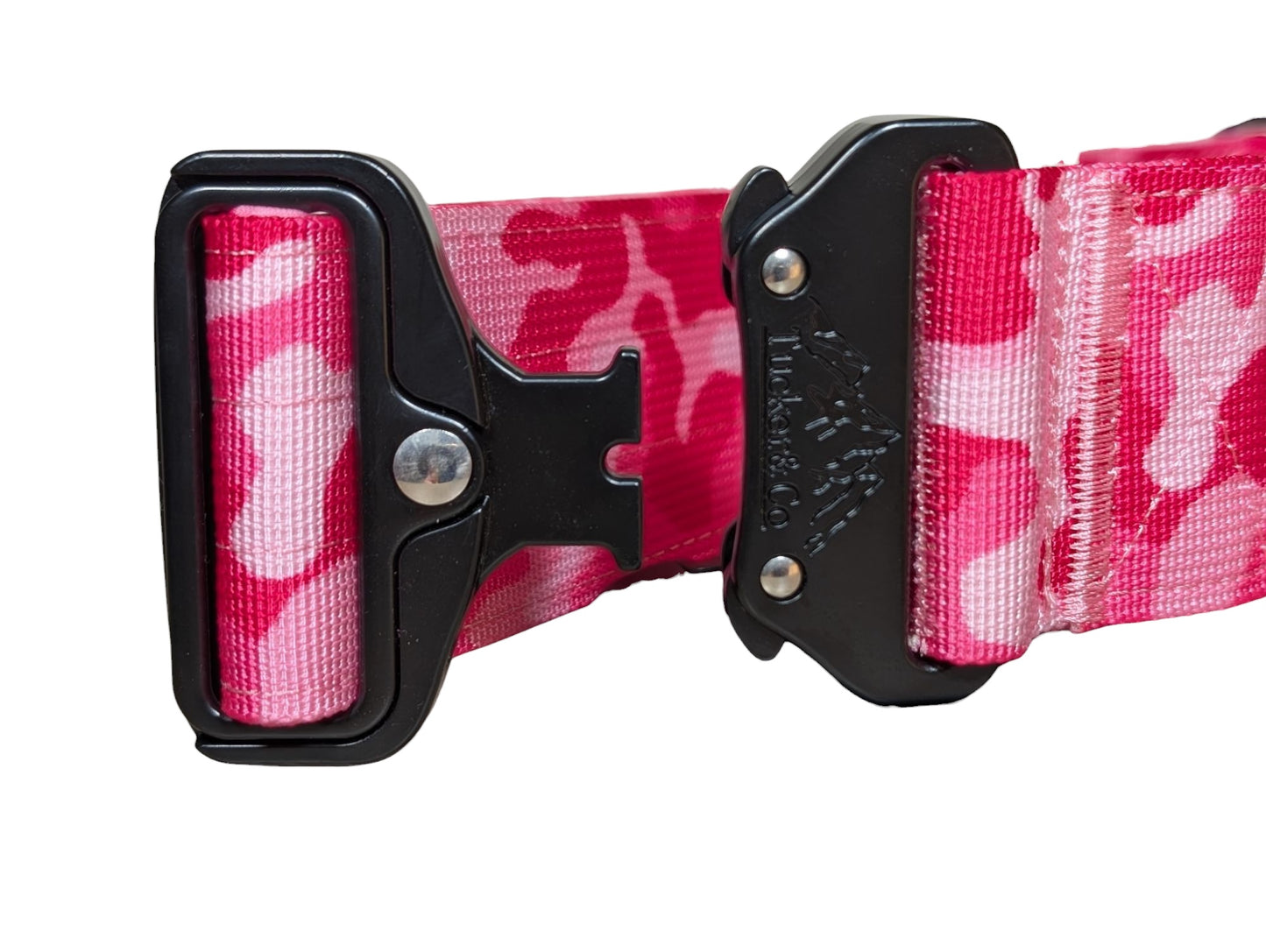 Tucker&Co Camo Pink Tactical Dog Collar.