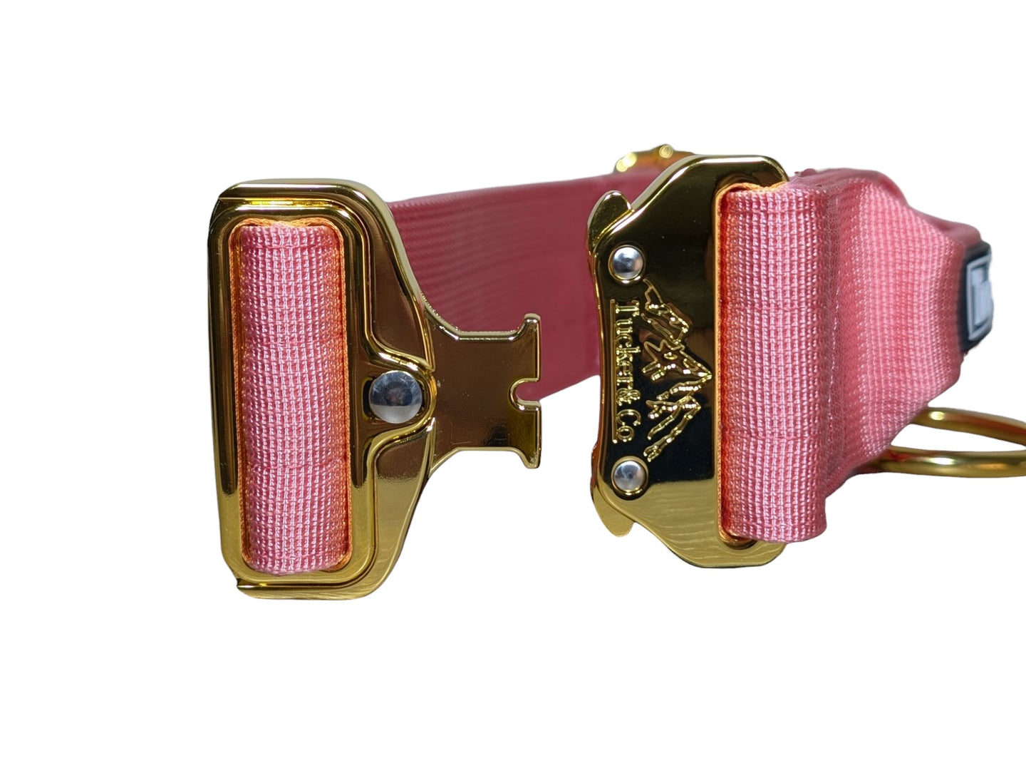 Tucker&Co Soft Pink Tactical Dog Collar.