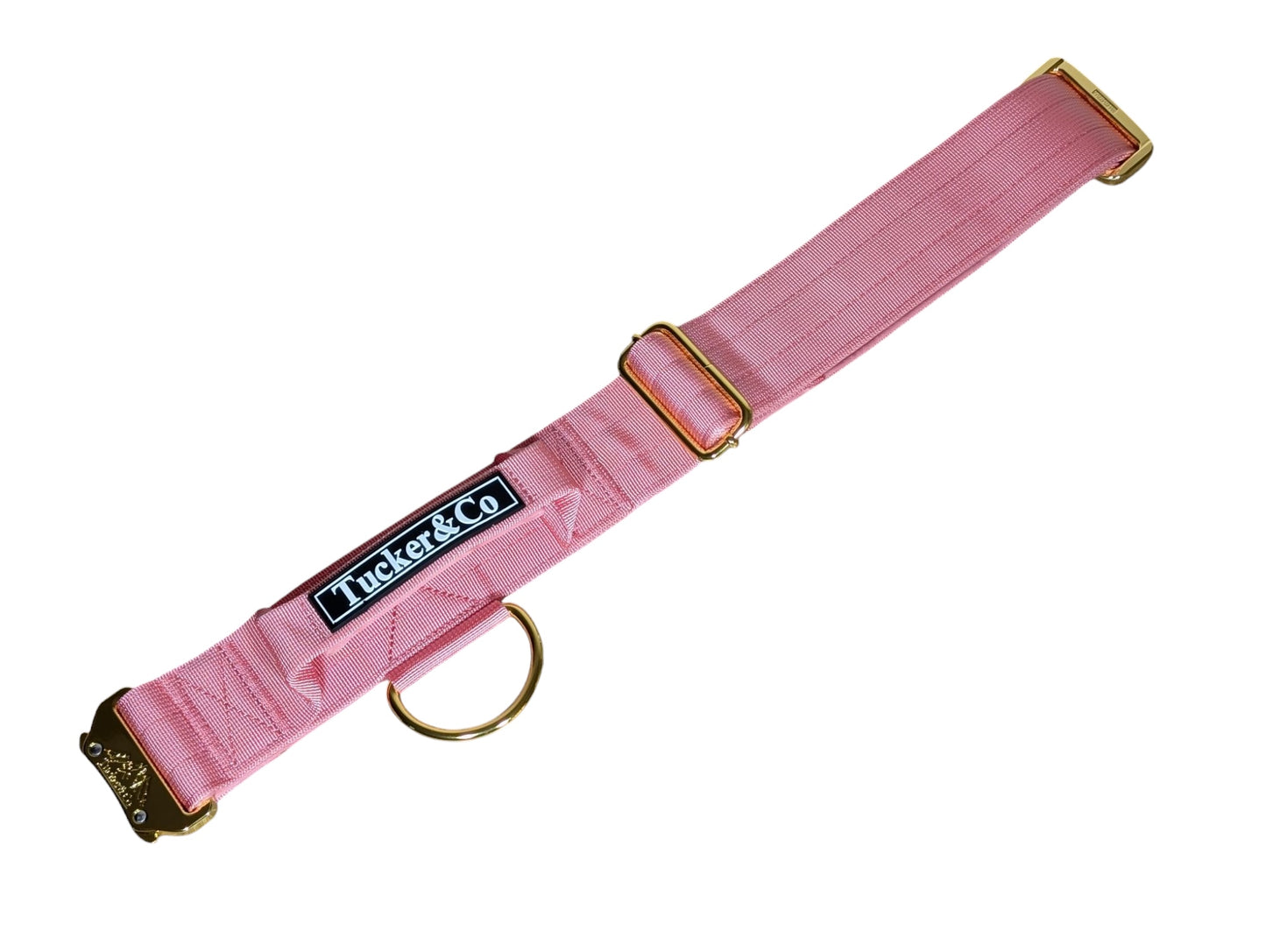 Tucker&Co Soft Pink Tactical Dog Collar.