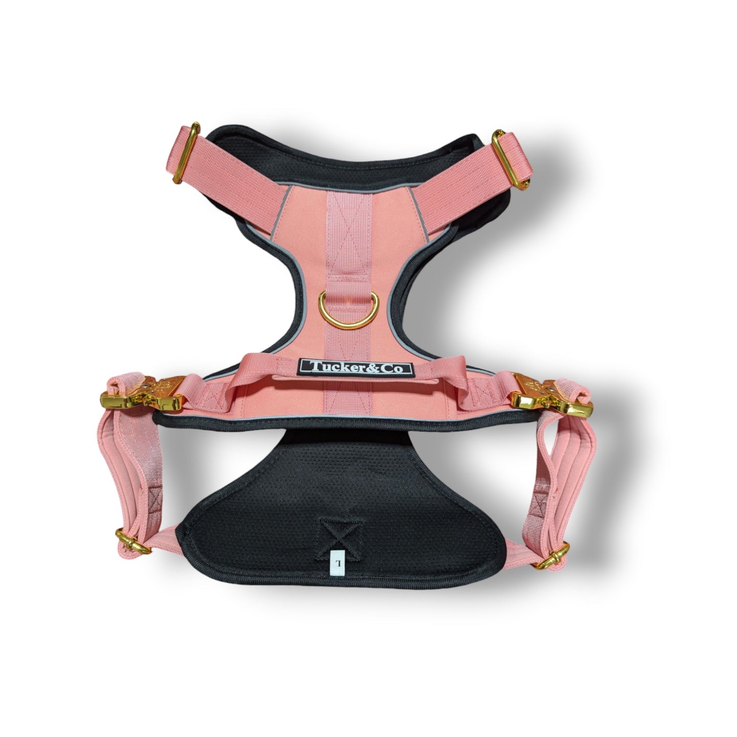 Tucker&Co Soft Pink Tactical Dog Harness.