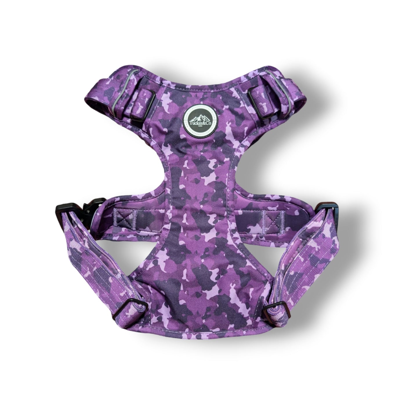 Tucker&Co Camo Purple Tactical Dog Harness.
