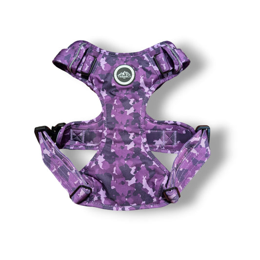 Tucker&Co Camo Purple Tactical Dog Harness.