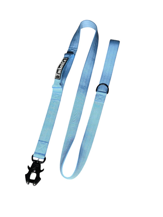 Tucker&Co Sky Blue/Black Doubled Handled Tactical Lead.