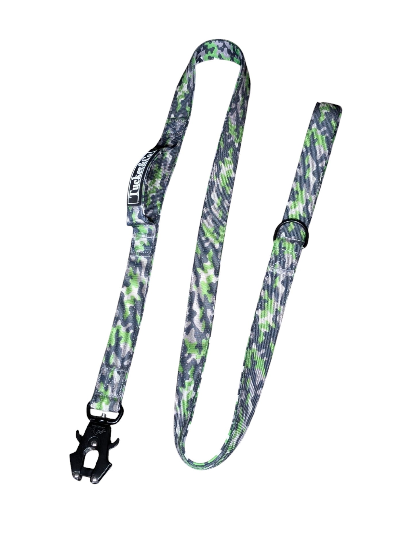 Tucker&Co Camo Lime Green Doubled Handled Tactical Lead.