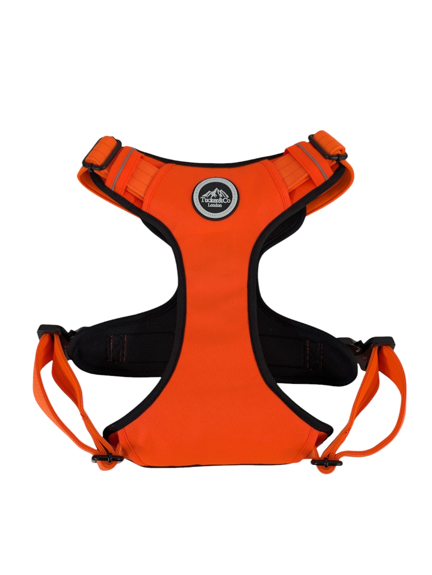 Tucker&Co Orange/Black Tactical Dog Harness.